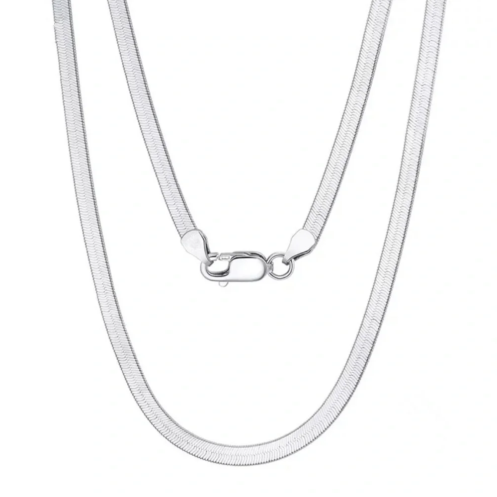 NEW 20” 925 STERLING SILVER SNAKE CHAIN NECKLACE, NICE NECKLACE, CUTE NECKLACE - Picture 6 of 6